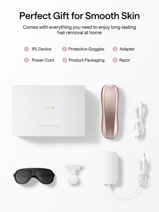 Ulike Air 10 IPL, ice-cooling, dual lights, skin sensor, fast results