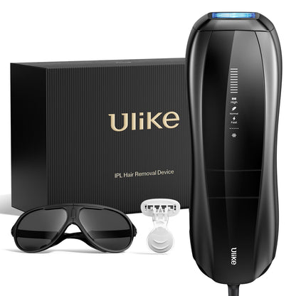 Ulike X IPL, ice-cooling, dual lights, 3 modes for stubborn hair