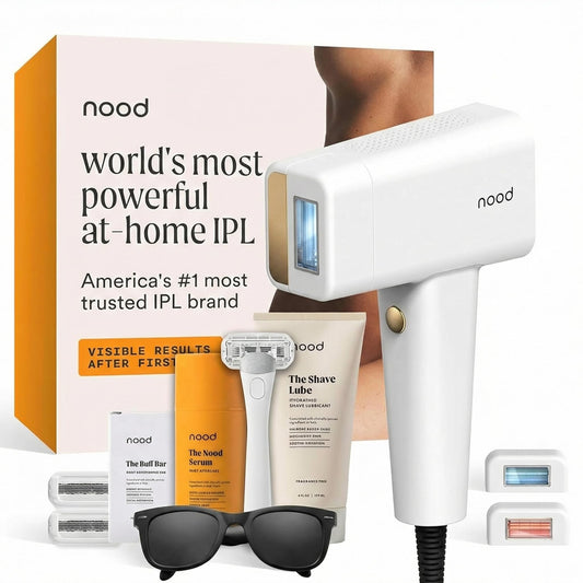 Nood Flasher Pro kit, IPL + razor + skincare set