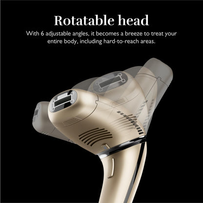 Silk’n 7 IPL Gold, rotating head, smart sensors, quick treatment
