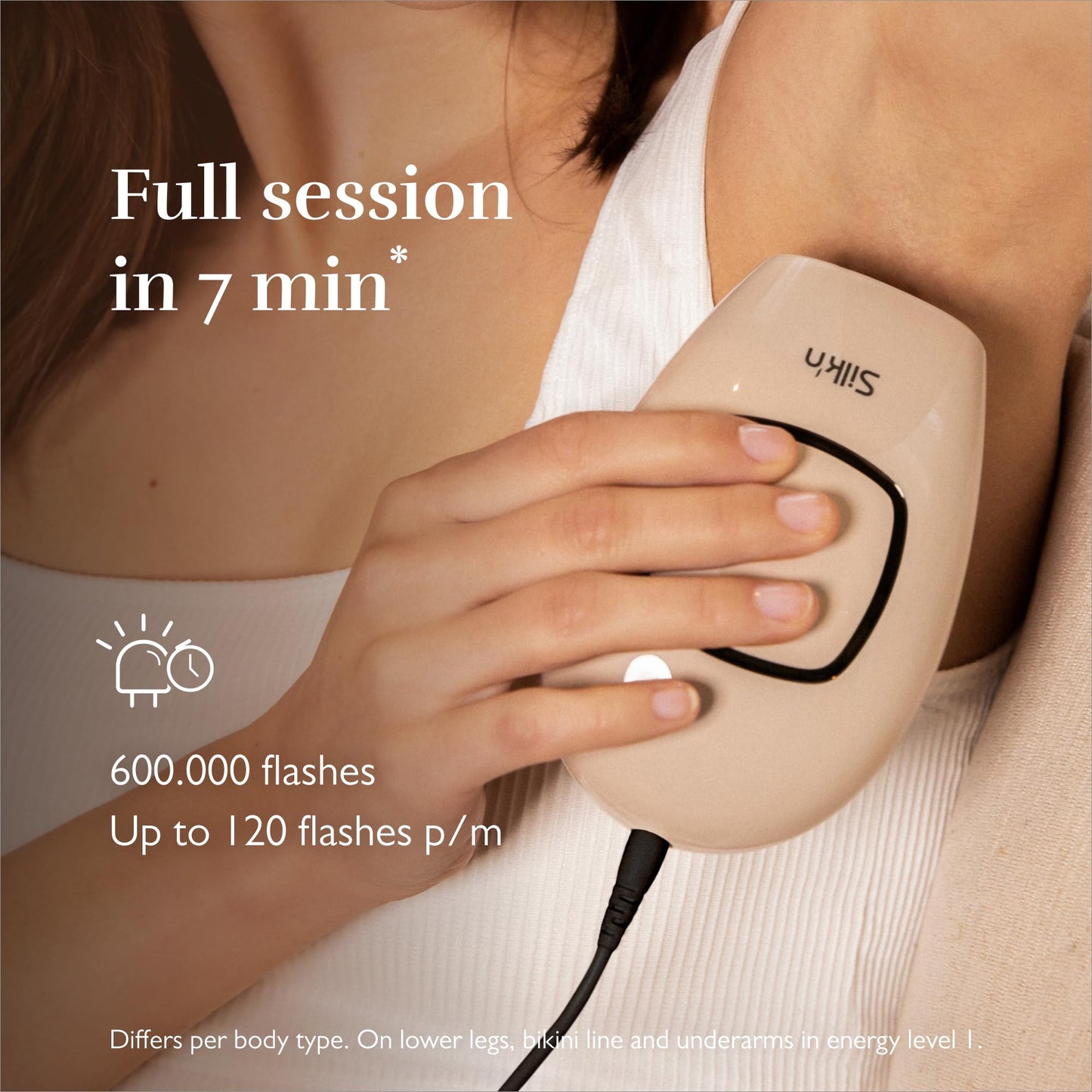 Silk’n Infinity Fast IPL, compact, skin sensor, fast full body treatment